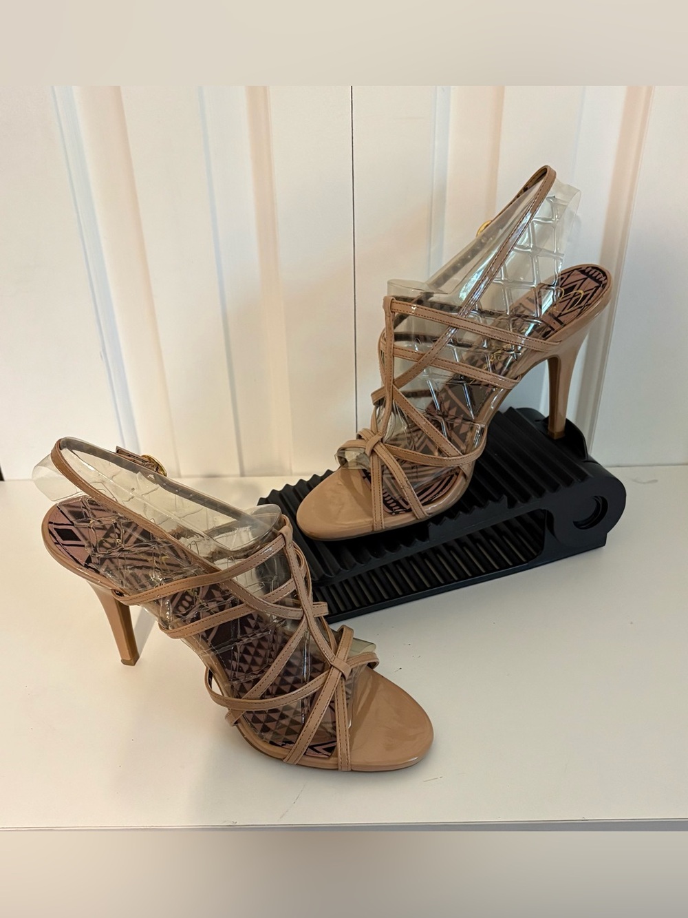 JESSICA SIMPSON Nude Strappy High Heel Sandals